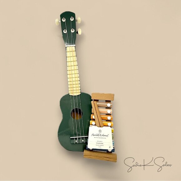 Toy Ukulele - Green Wooden Instrument for Kids - Hearth & Hand Magnolia 2025 - Picture 5 of 5